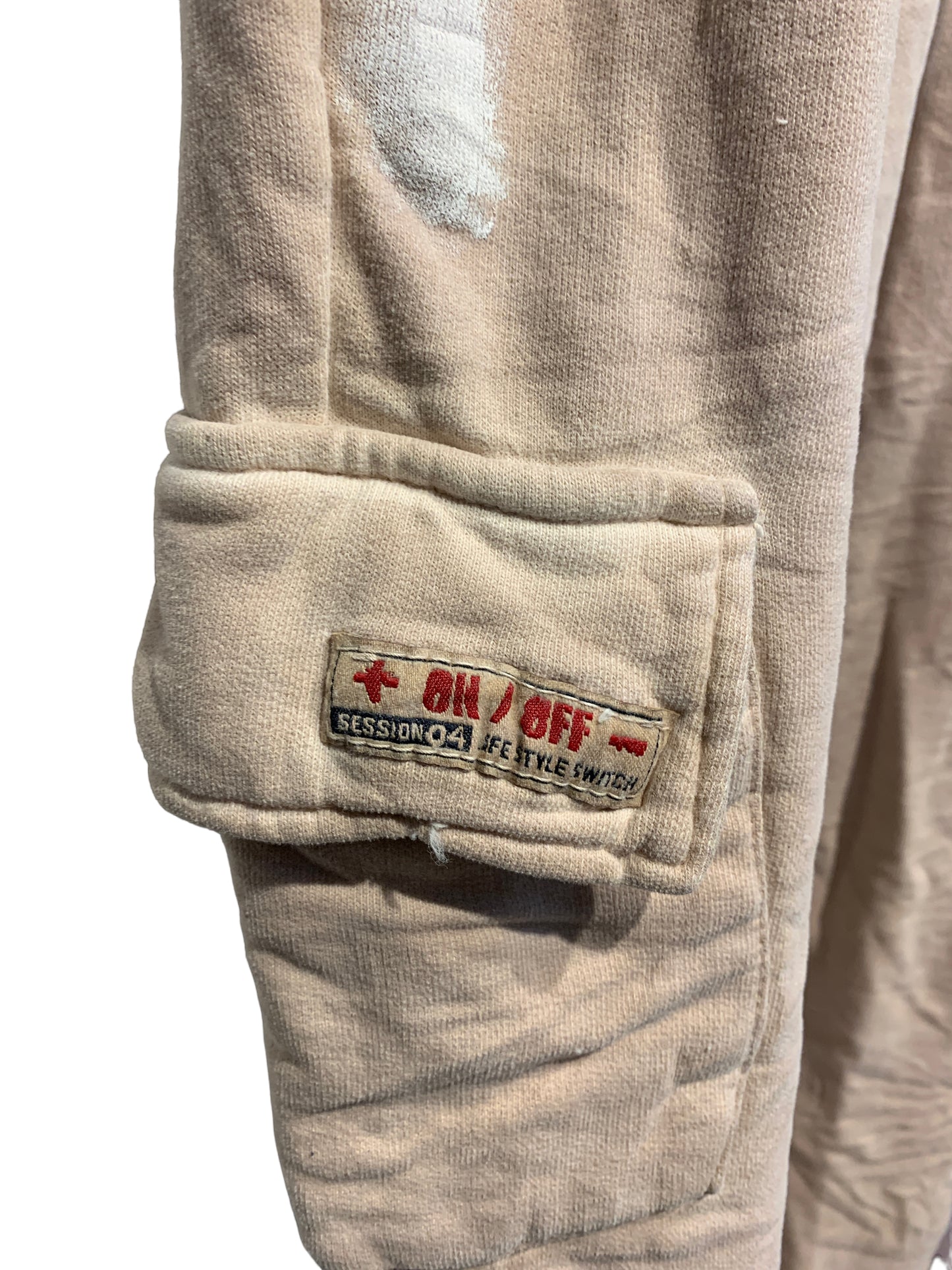 Italian Cotton Track Pants with Side Pockets “On/Off”