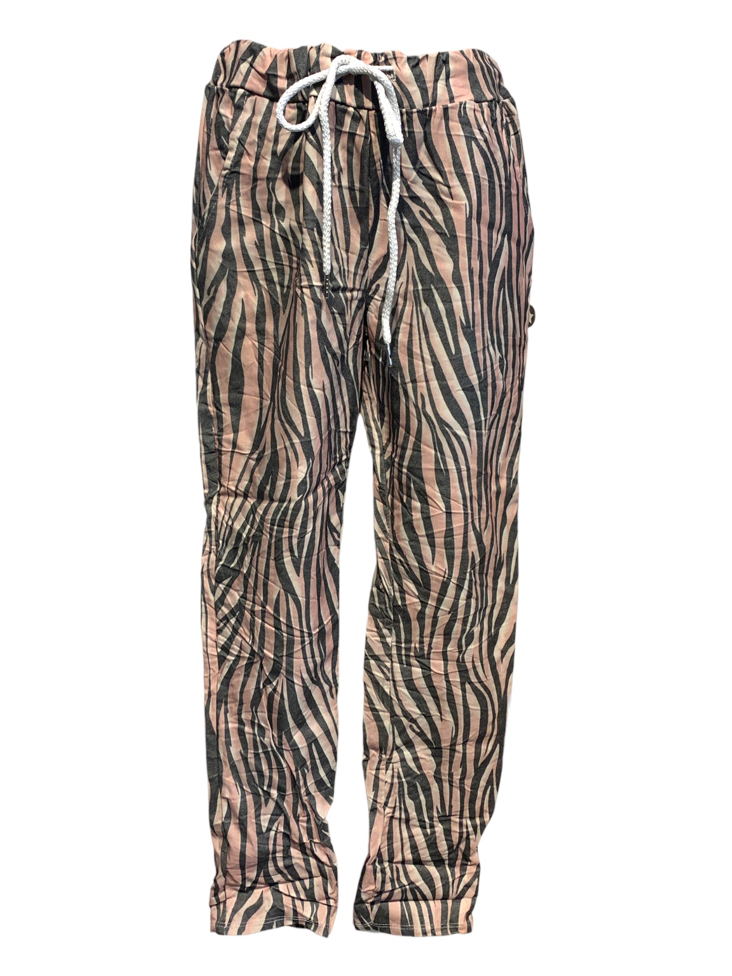 Italian Animal Print Stretch Pants