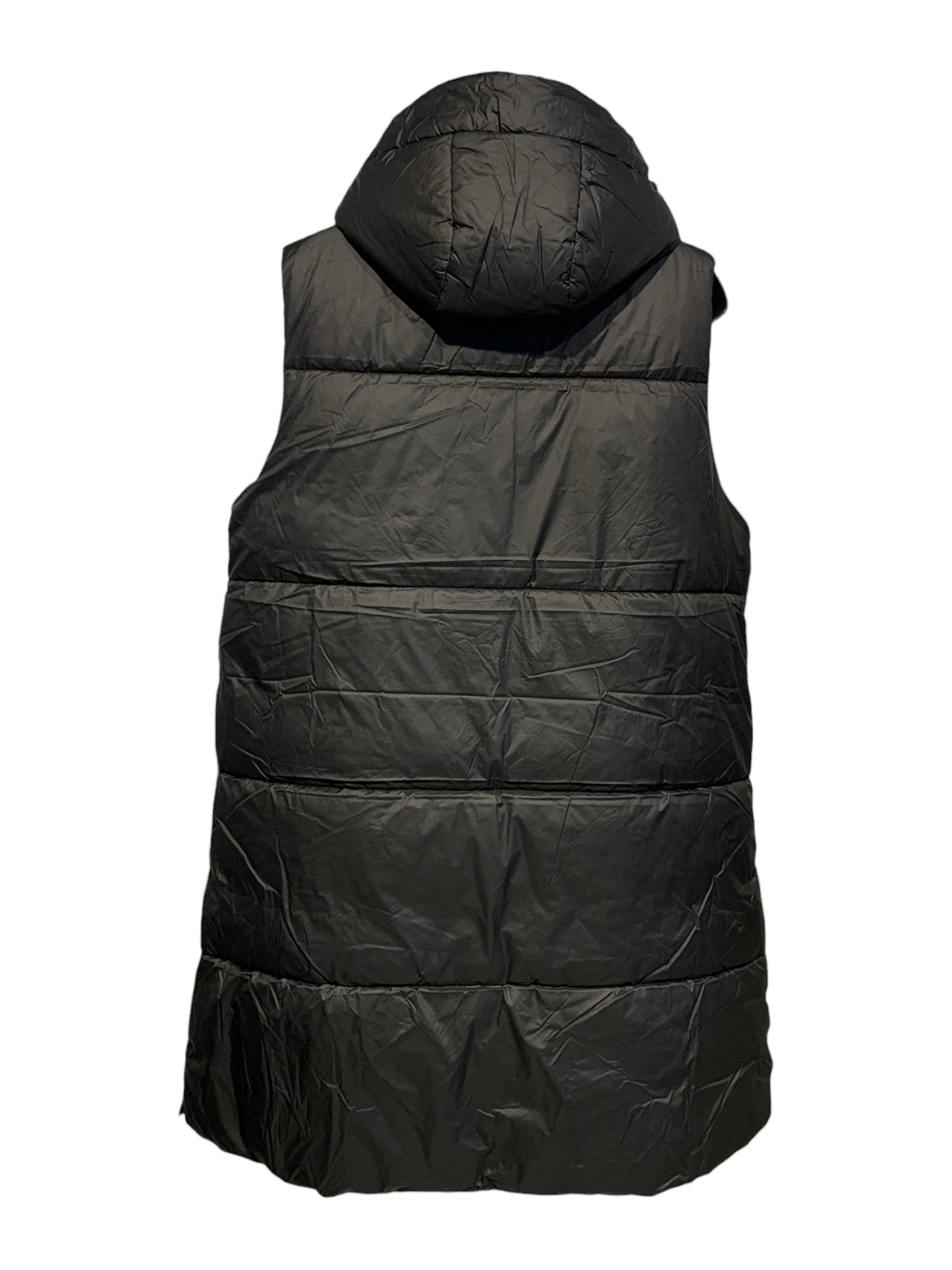 Long Puffer Coat with Detachable Hood