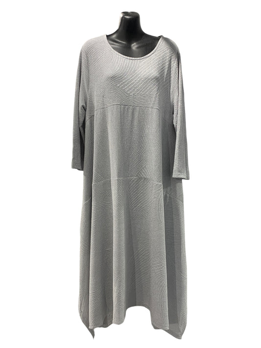 Long Asymmetric 3/4 Sleeve Dress