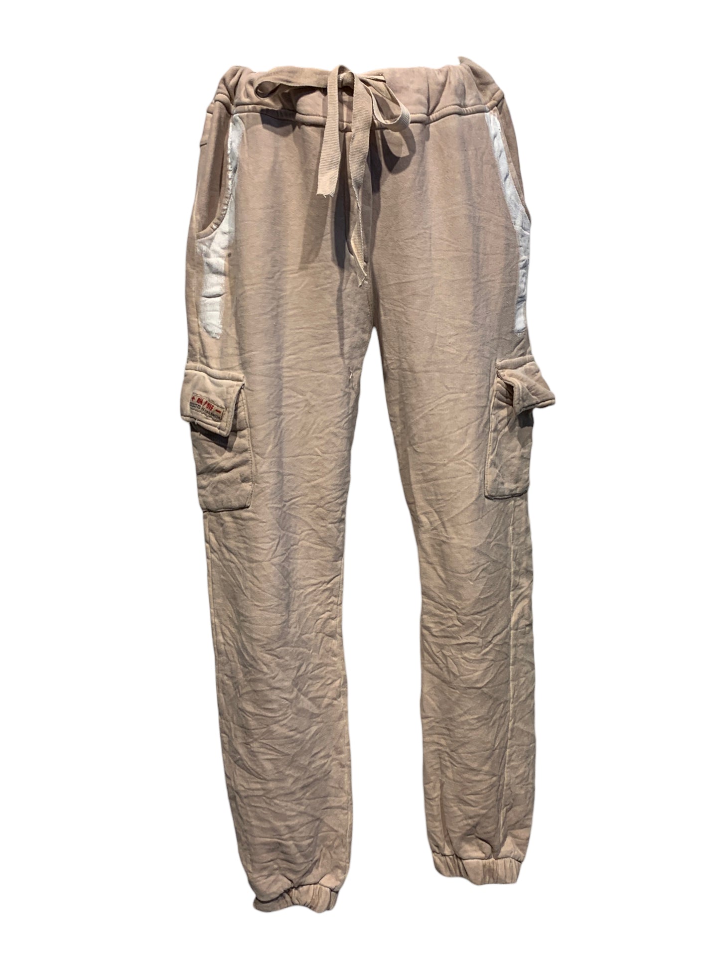 Italian Cotton Track Pants with Side Pockets “On/Off”