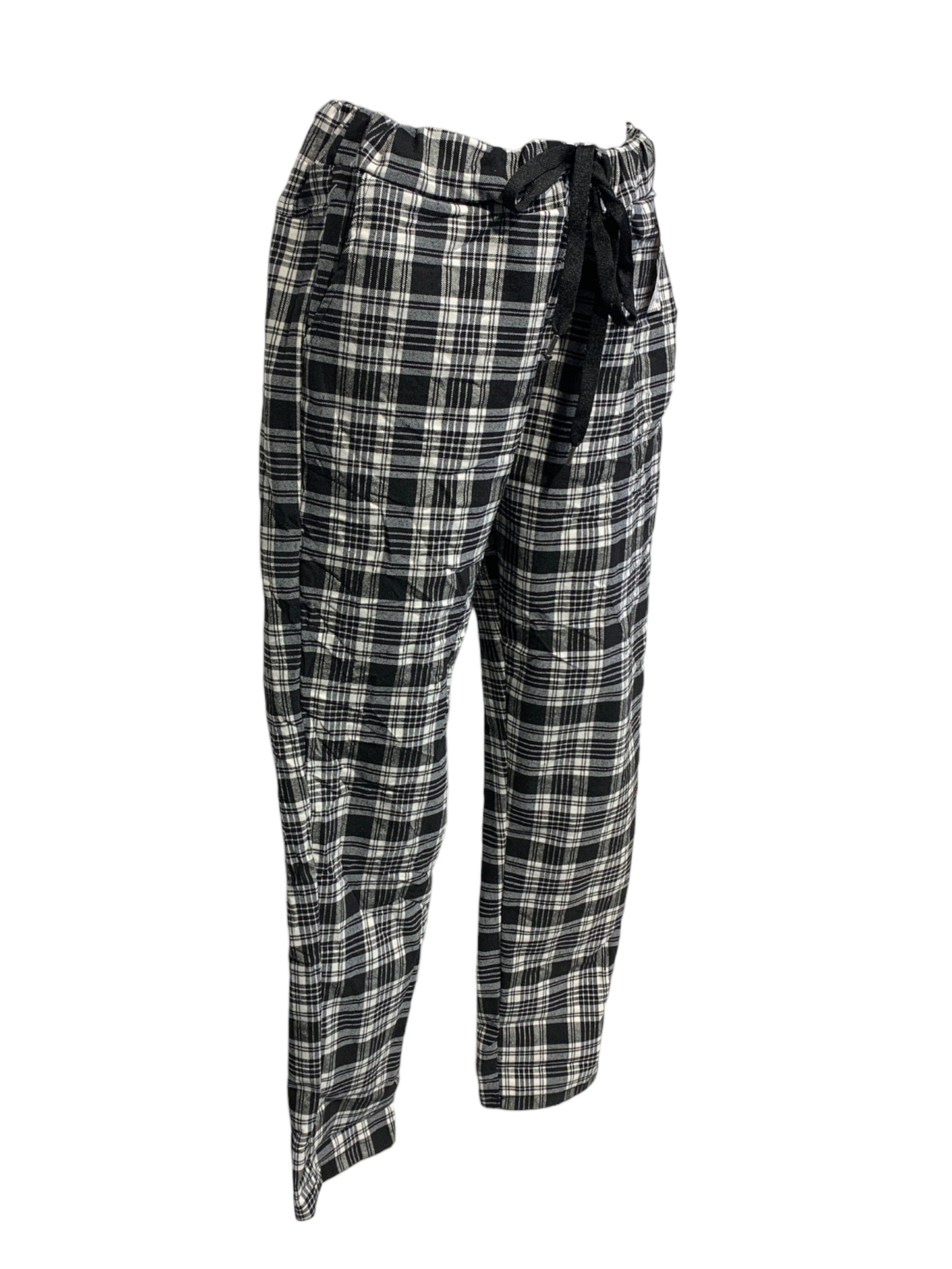 Italian Stretch Checked Pants