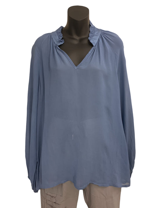 Italian Light V-Neck Blouse