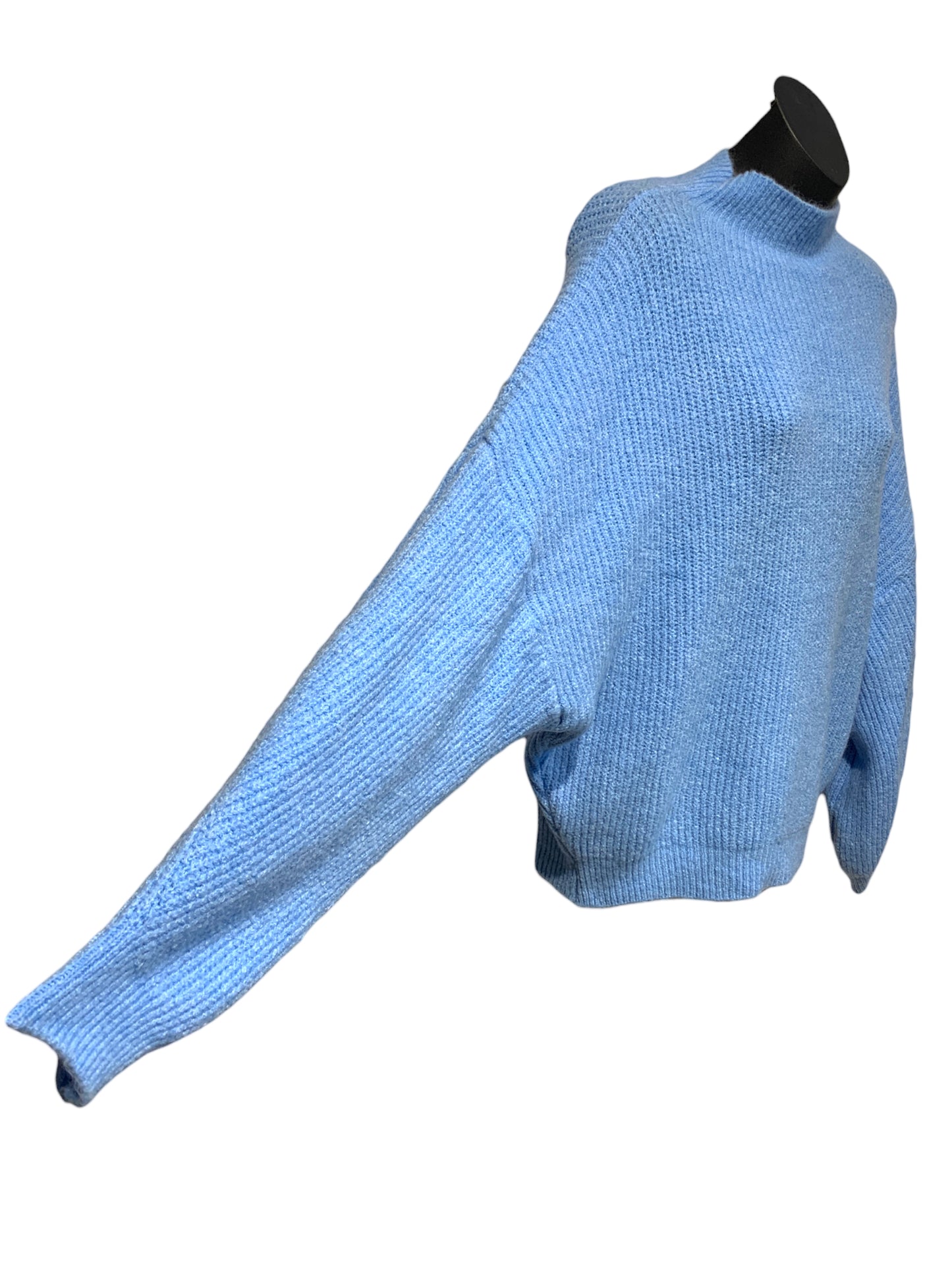 High Neck Wool Blend Knit