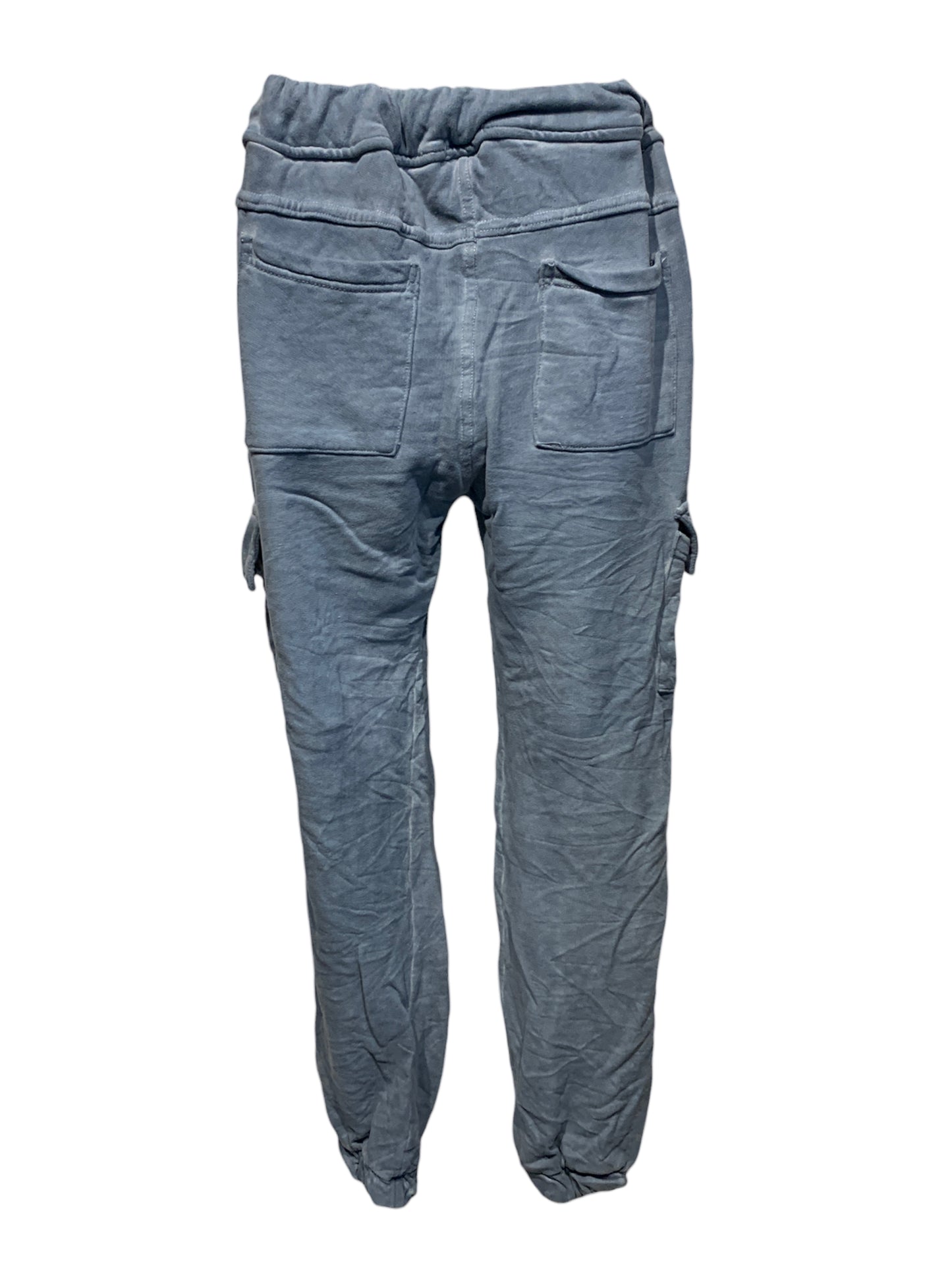 Italian Cotton Track Pants with Side Pockets “On/Off”