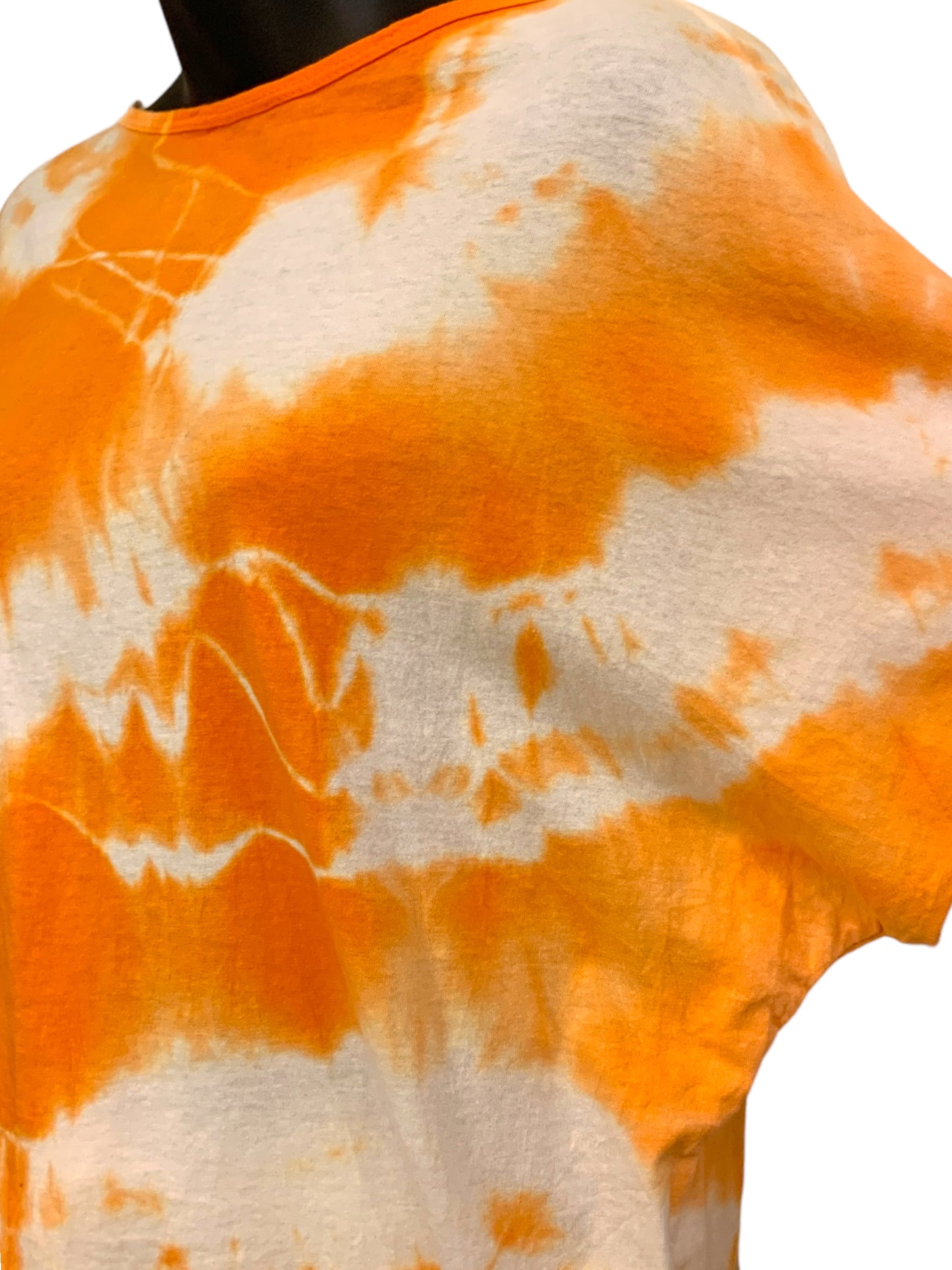 Italian Cotton Tie Dye Top / Orange