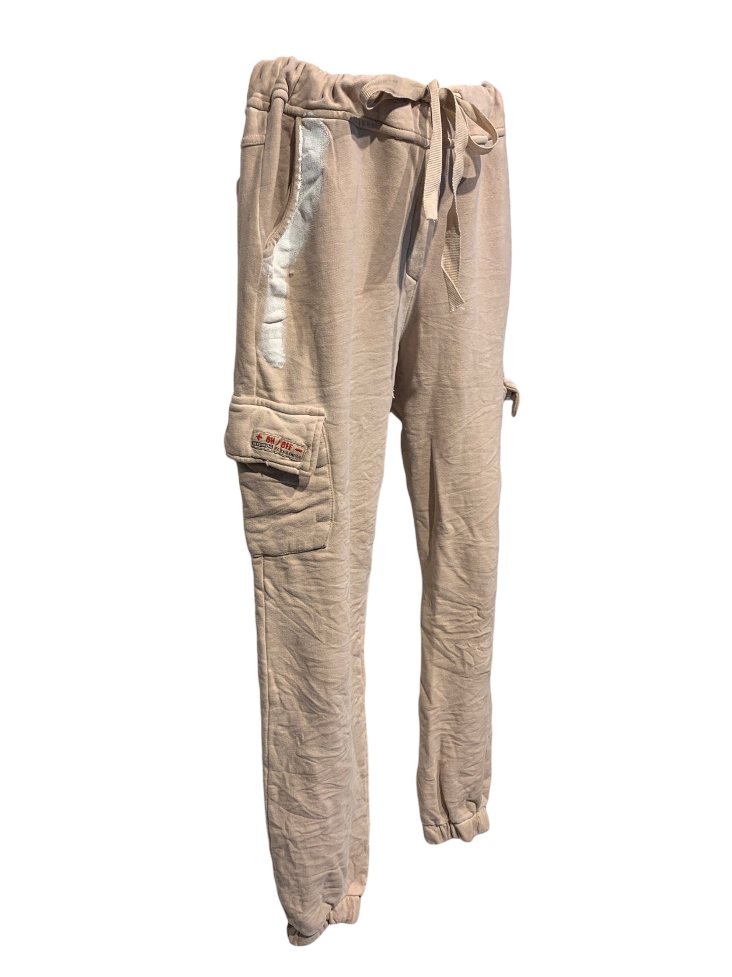 Italian Cotton Track Pants with Side Pockets “On/Off”