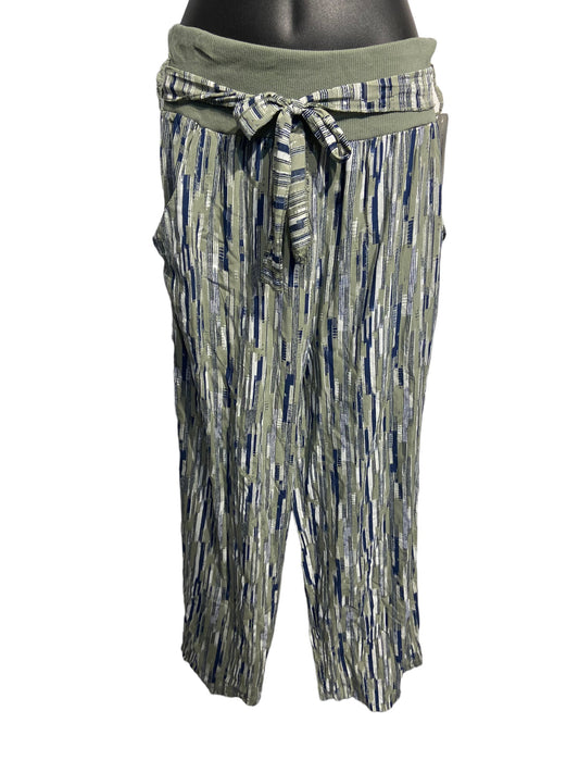 Italian Wide Leg “Vertical Stripe” Pants