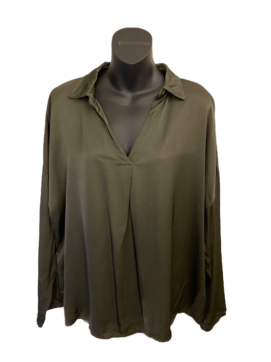 Italian Long Sleeve Silky Feel Shirt