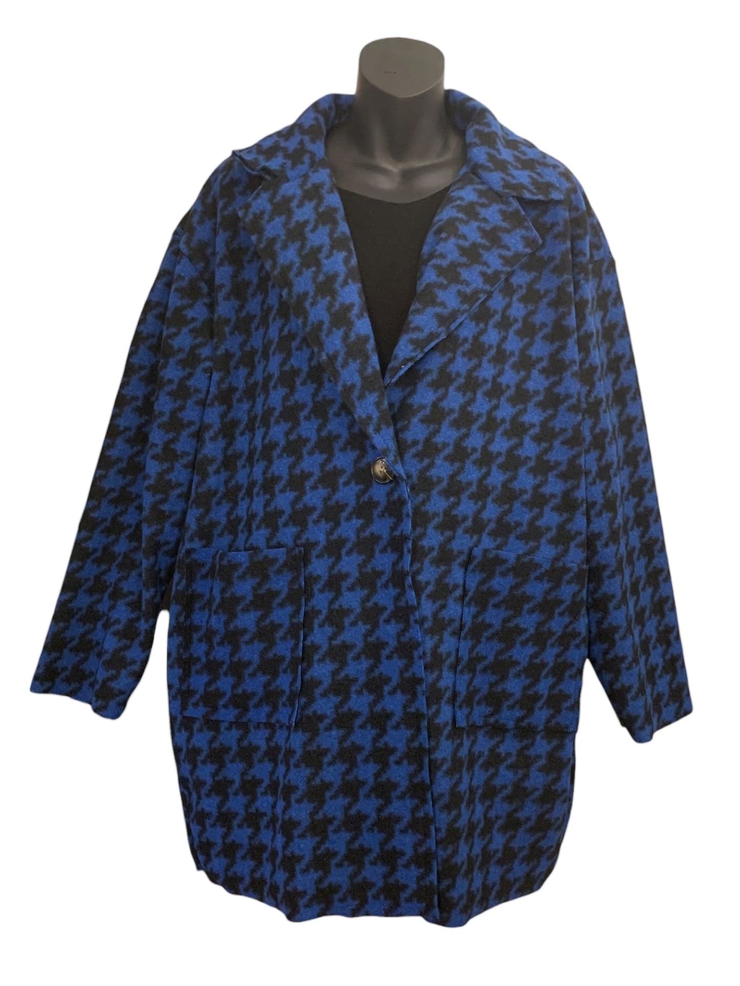 Italian Houndstooth Pattern Jacket