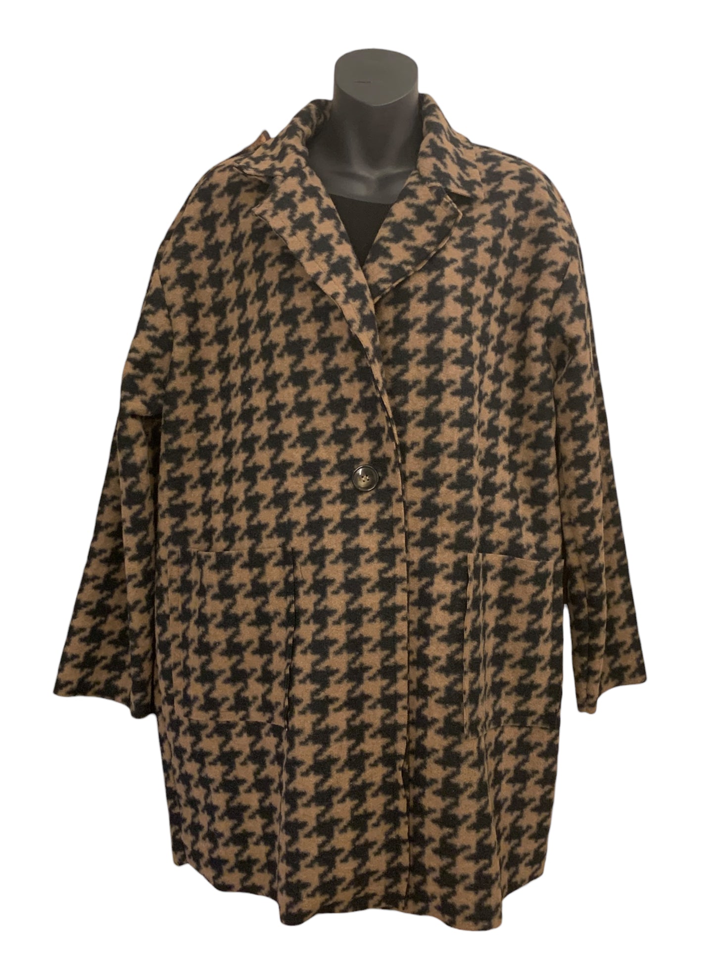 Italian Houndstooth Pattern Jacket