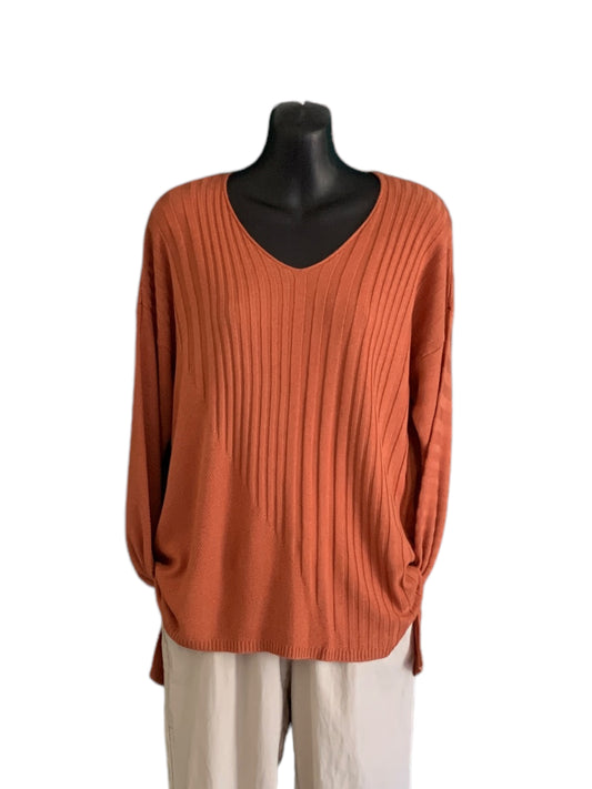 Italian V-Neck Light Knit Top