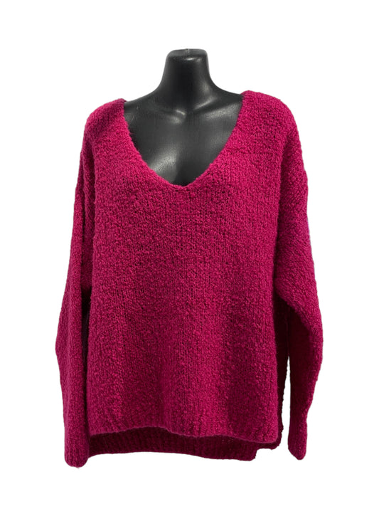 Italian V-Neck Chunky Knit