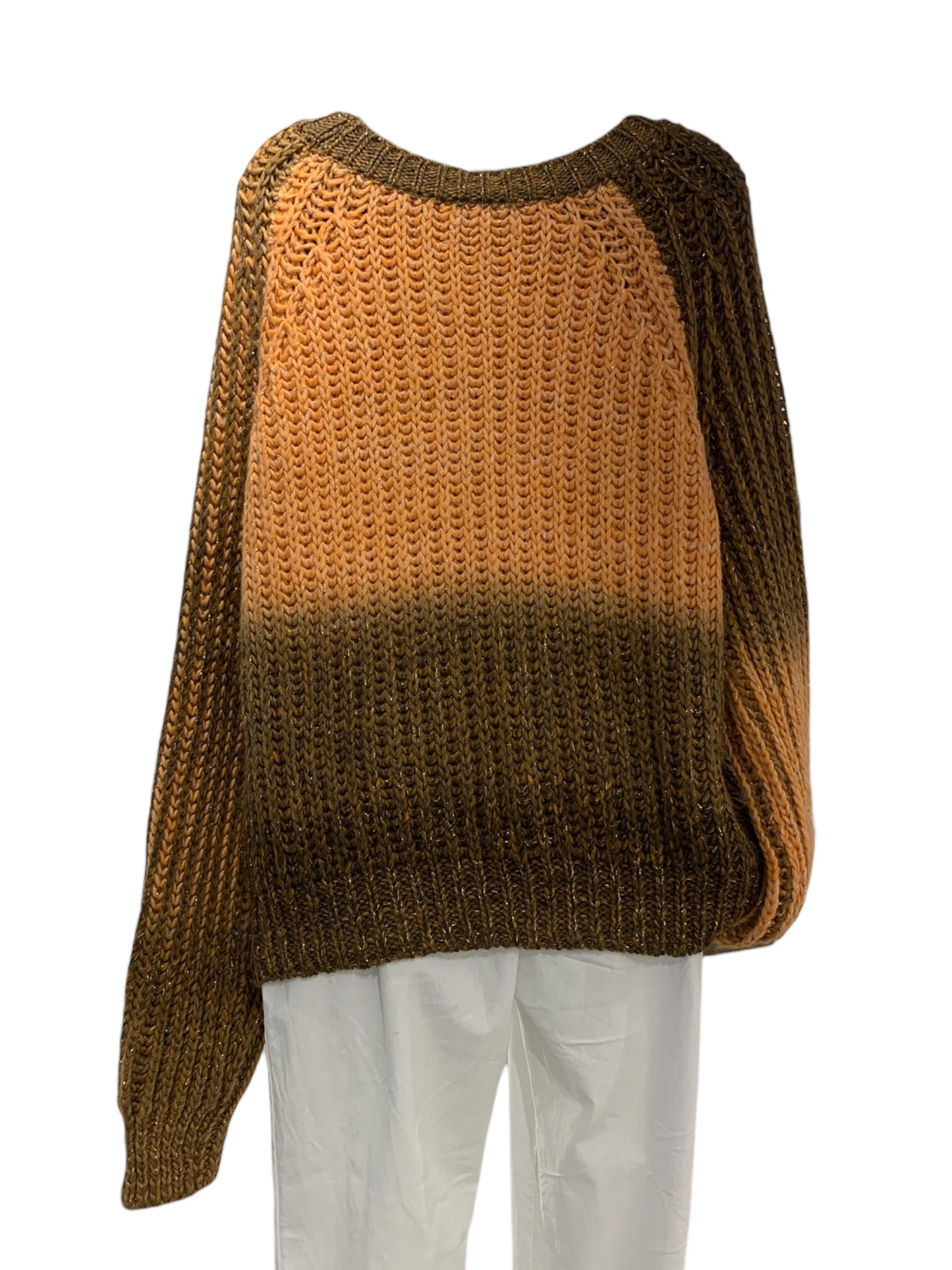 Italian Chunky Knit with Gold Thread