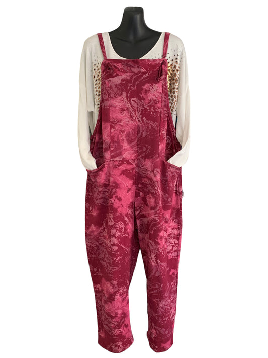 Italian Cotton Tie Dye Overalls