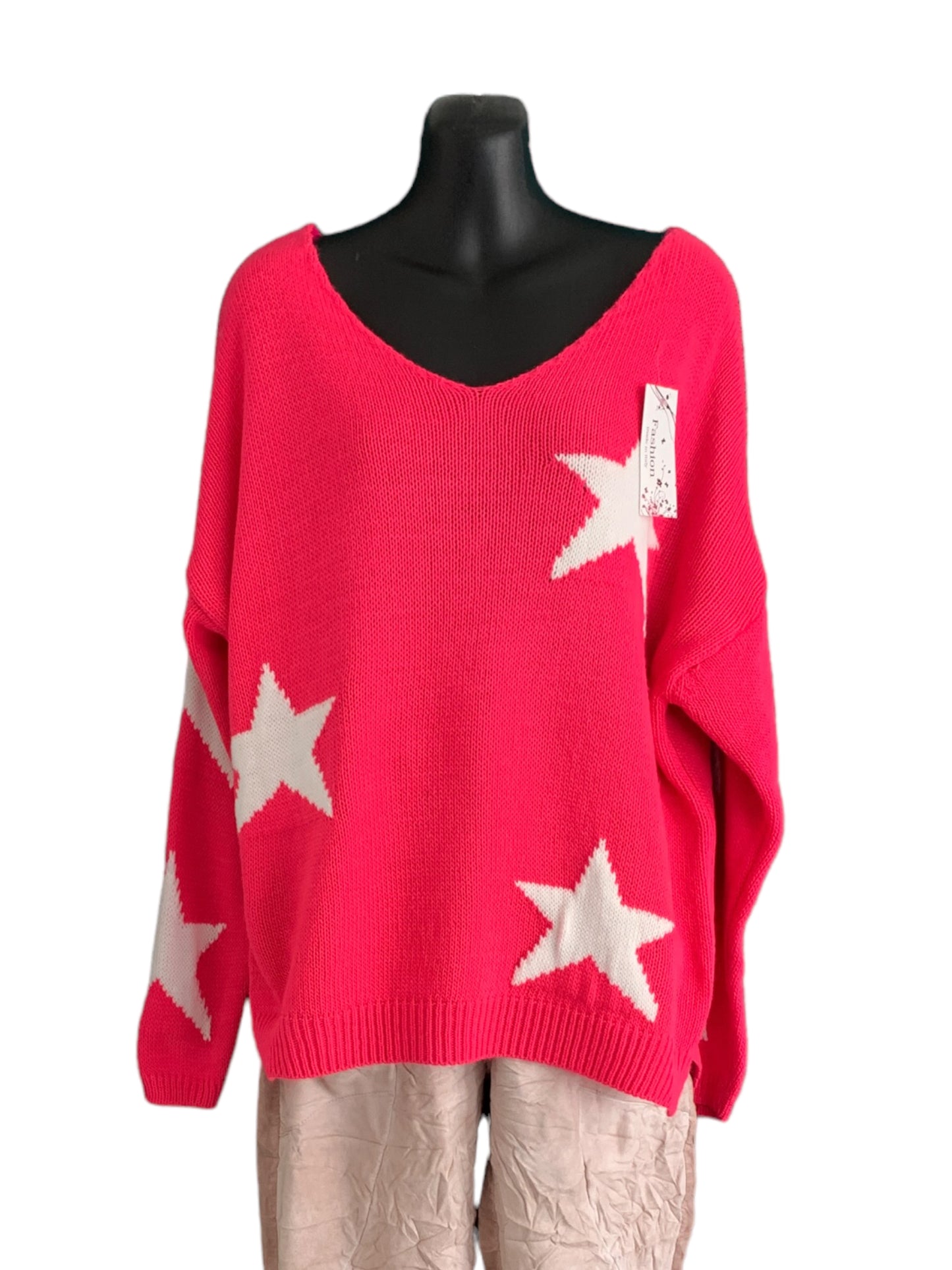 Italian Knitted Top “Stars”