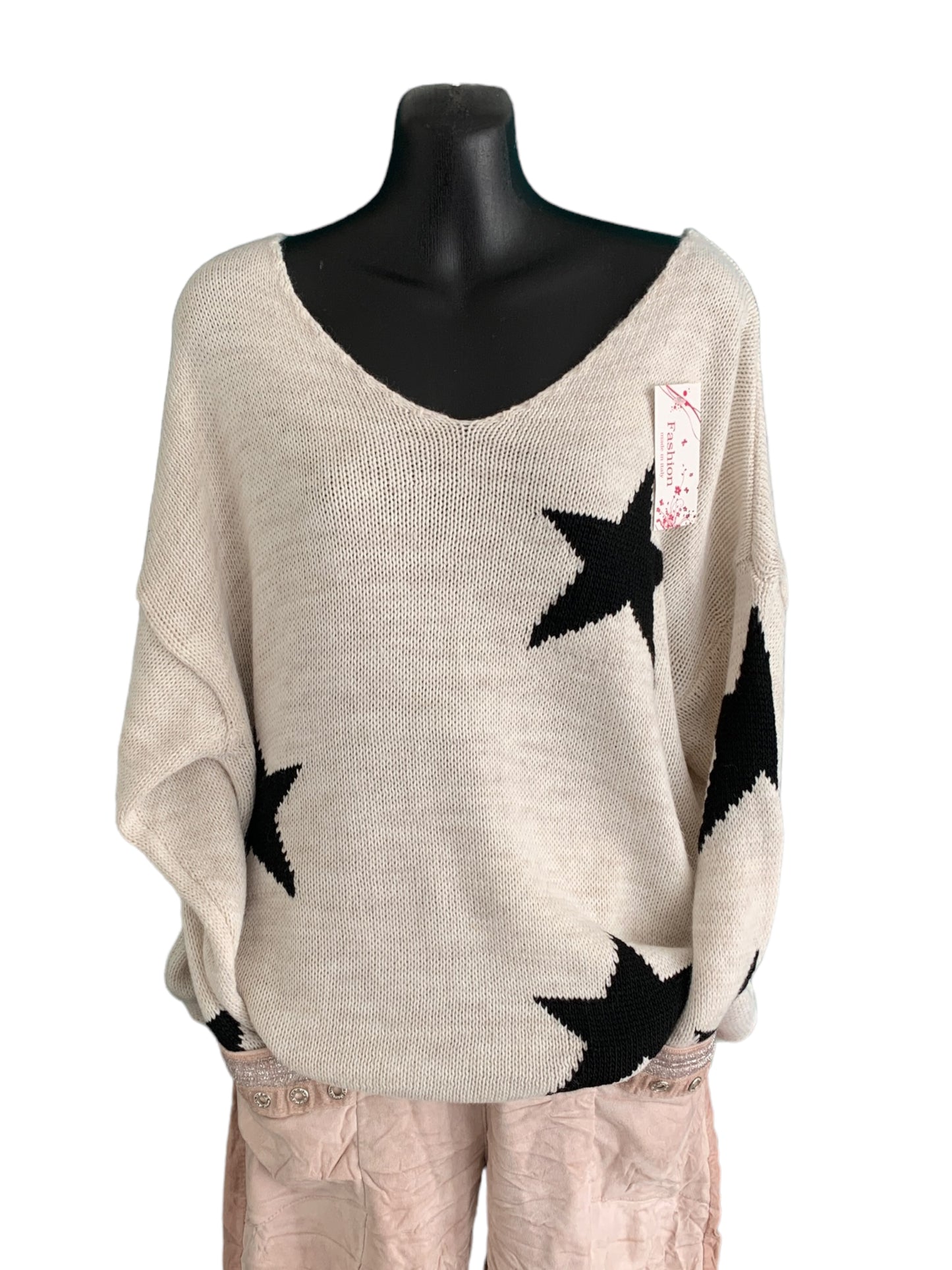 Italian Knitted Top “Stars”