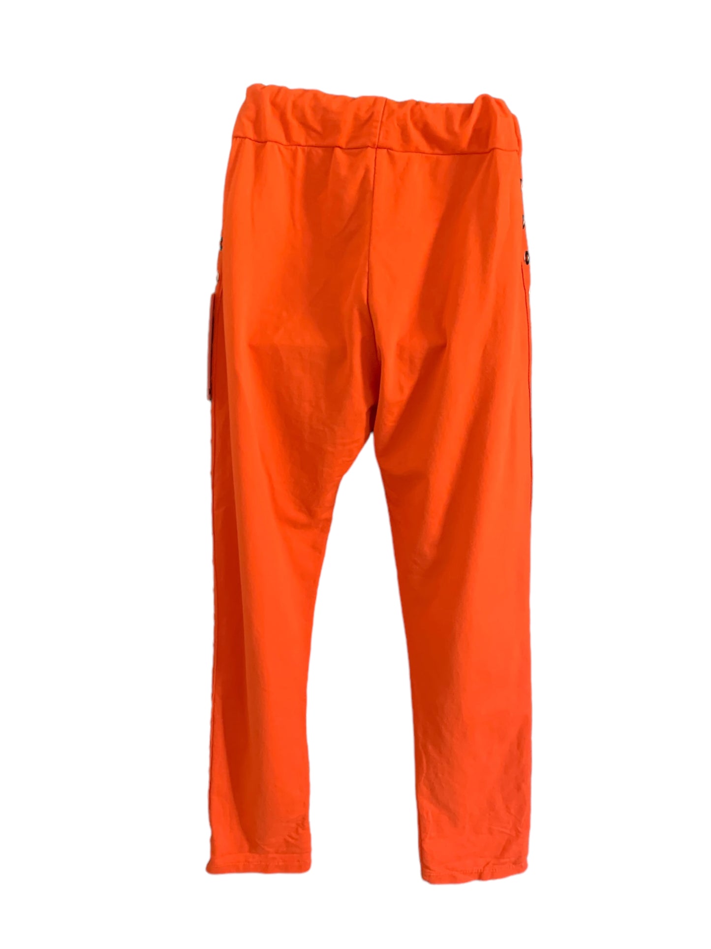 Italian Cotton Track Pants or Top with Metal Detailing