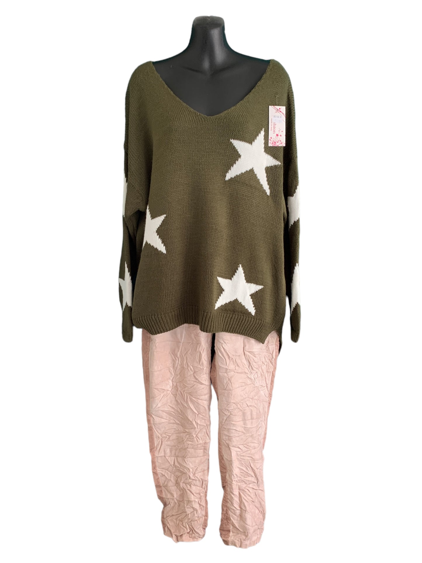 Italian Knitted Top “Stars”