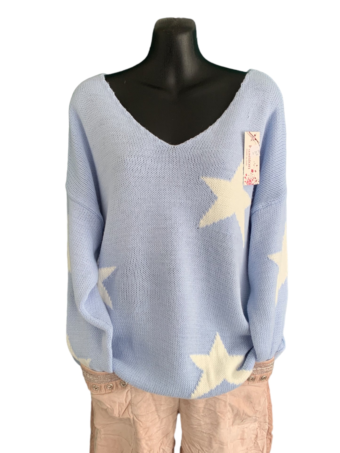 Italian Knitted Top “Stars”