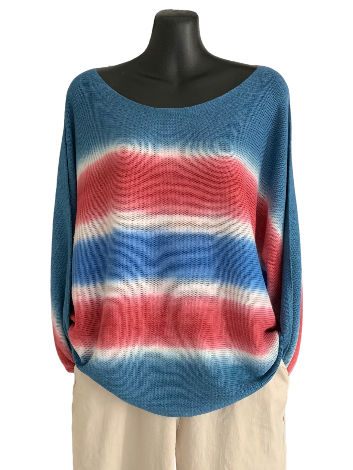 Italian Colourful Light Knit Top