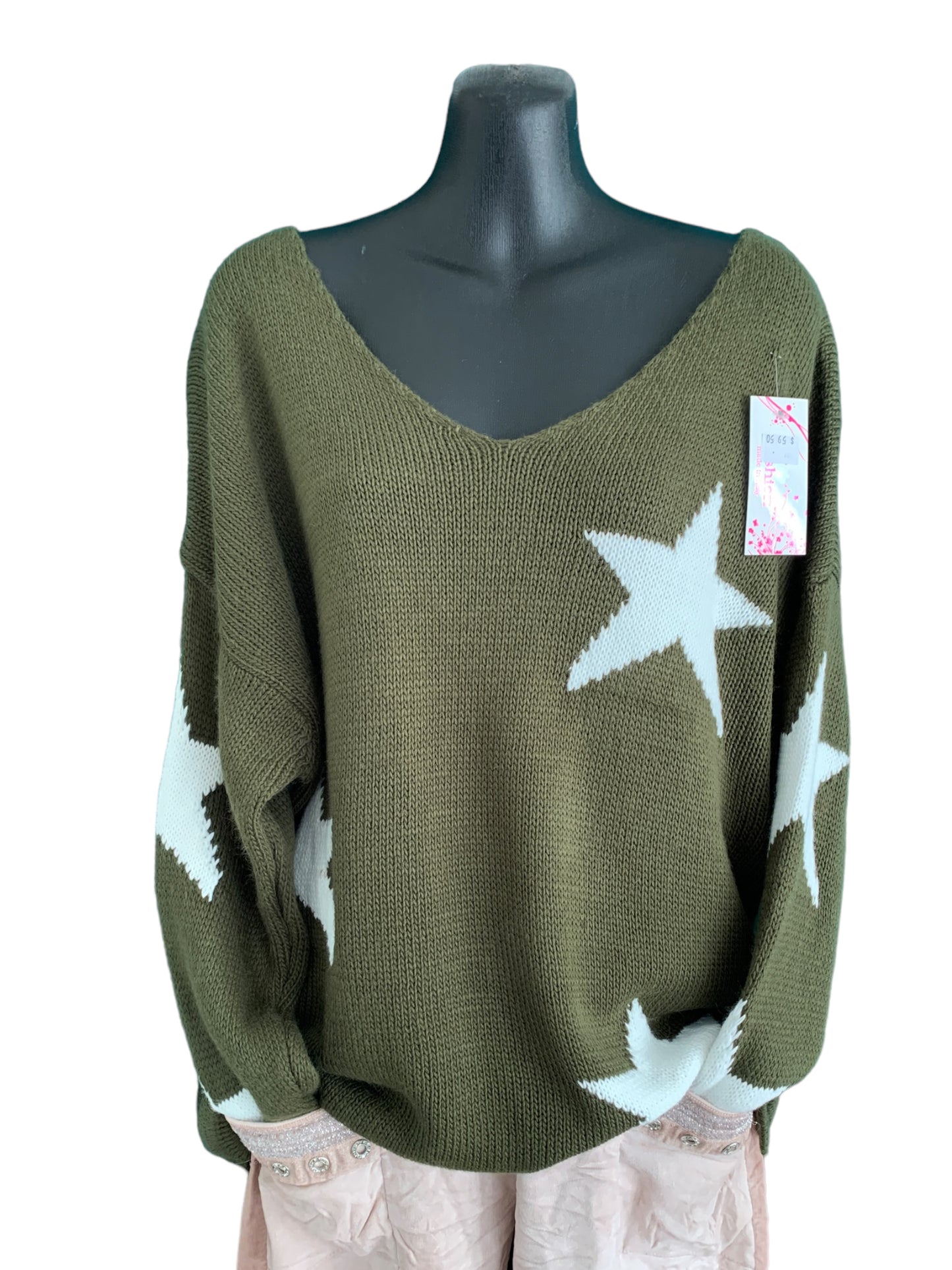 Italian Knitted Top “Stars”