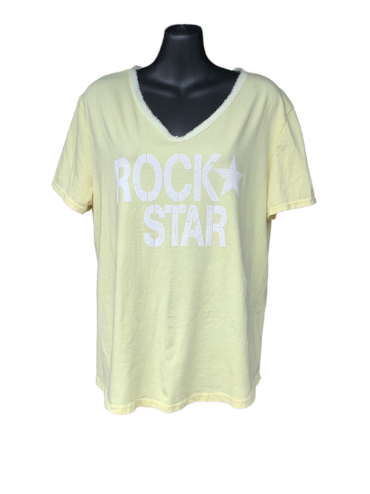 Italian V-Neck Rock Star T-Shirt