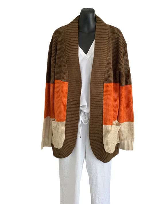 Italian Knitted Cardigan with Side Pockets