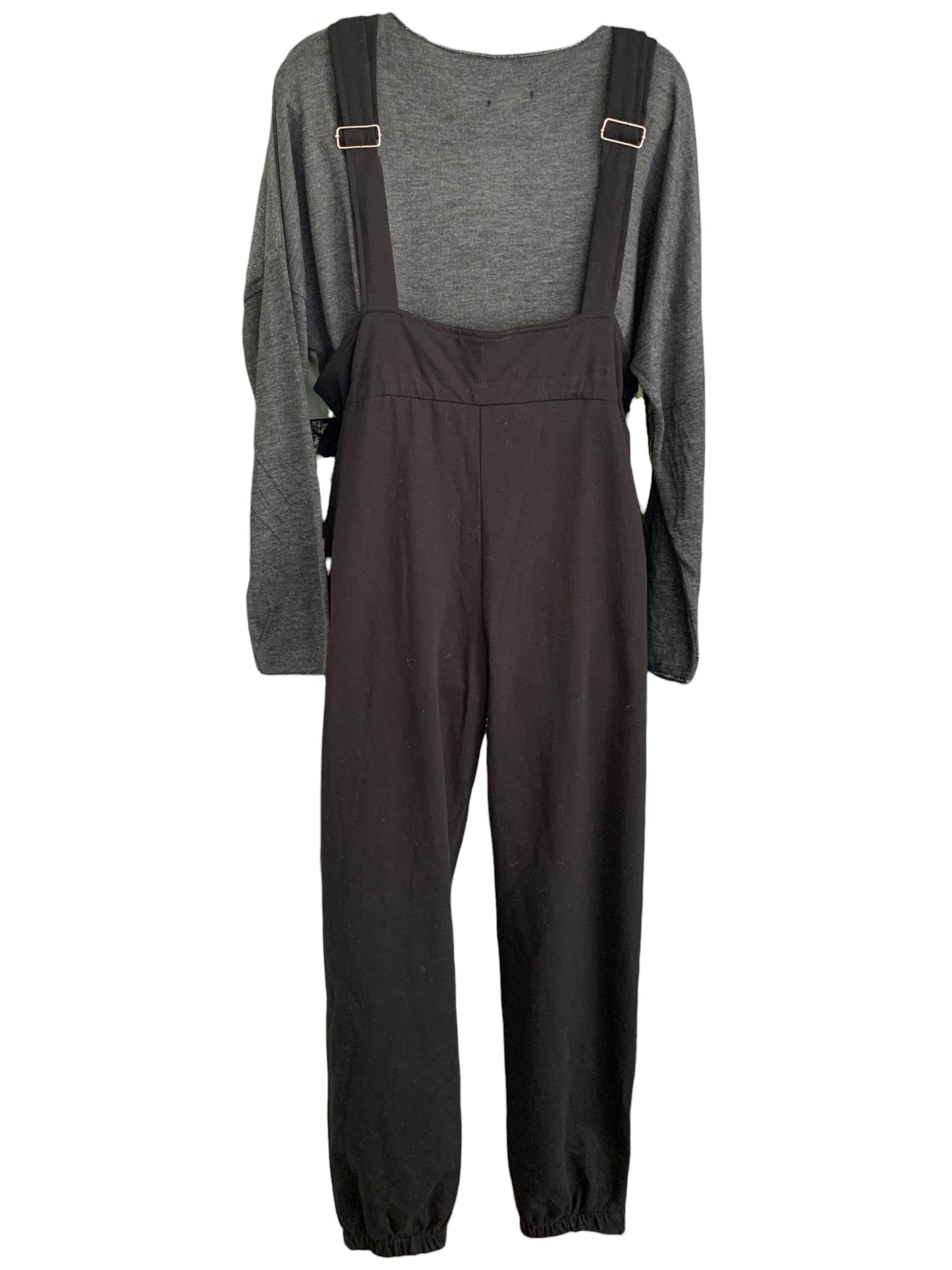 Italian Cotton Jumpsuit with Adjustable String Waistline