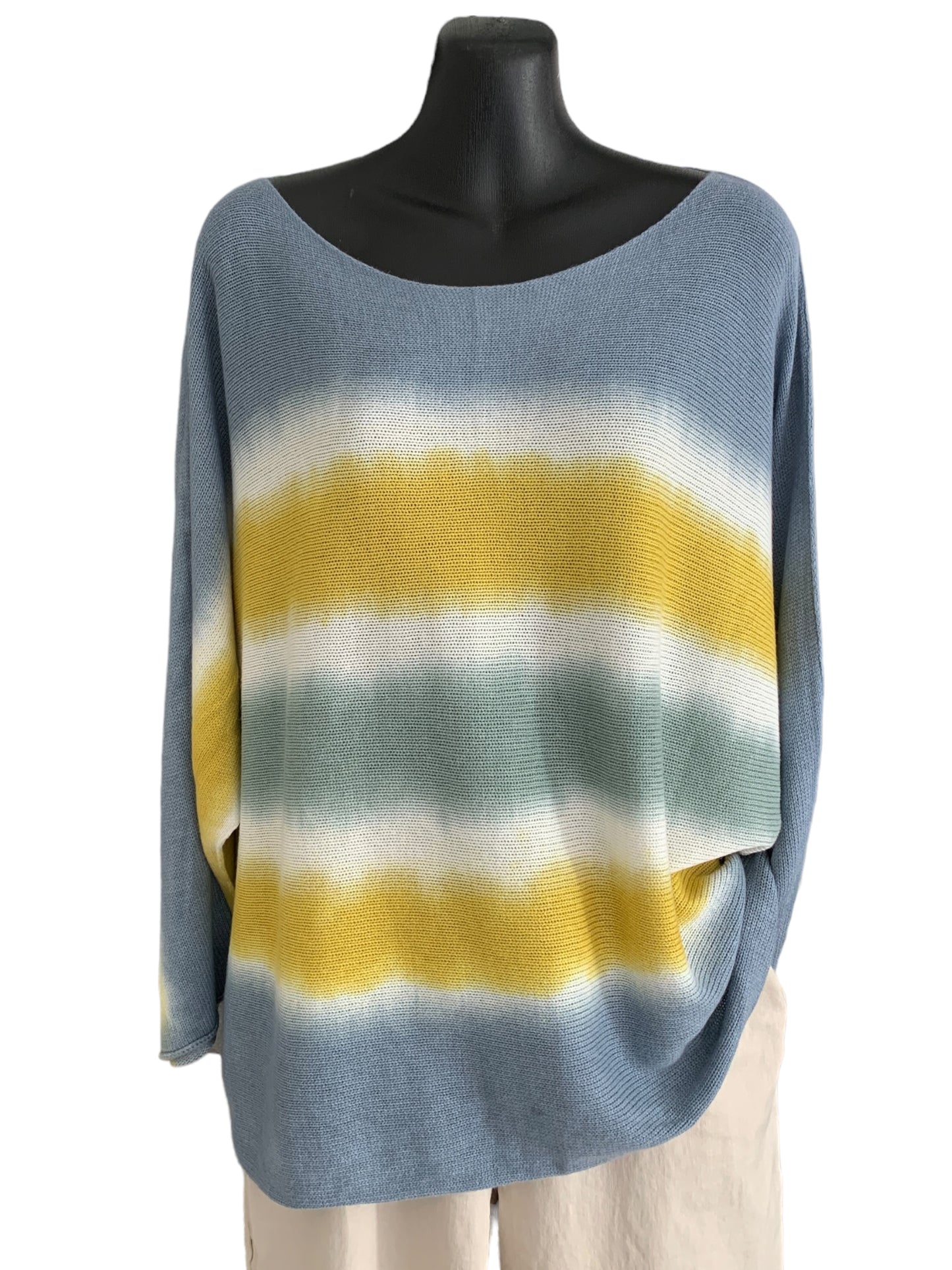 Italian Colourful Light Knit Top