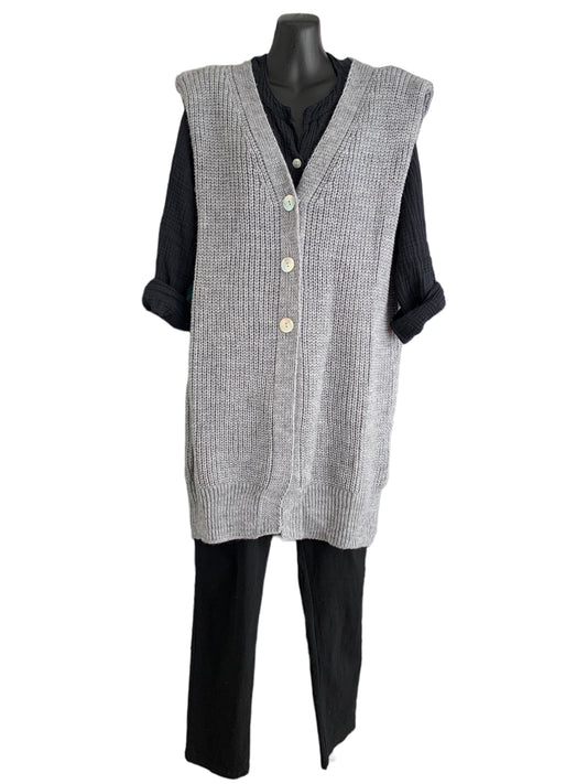 Italian Long Knitted Cardigan