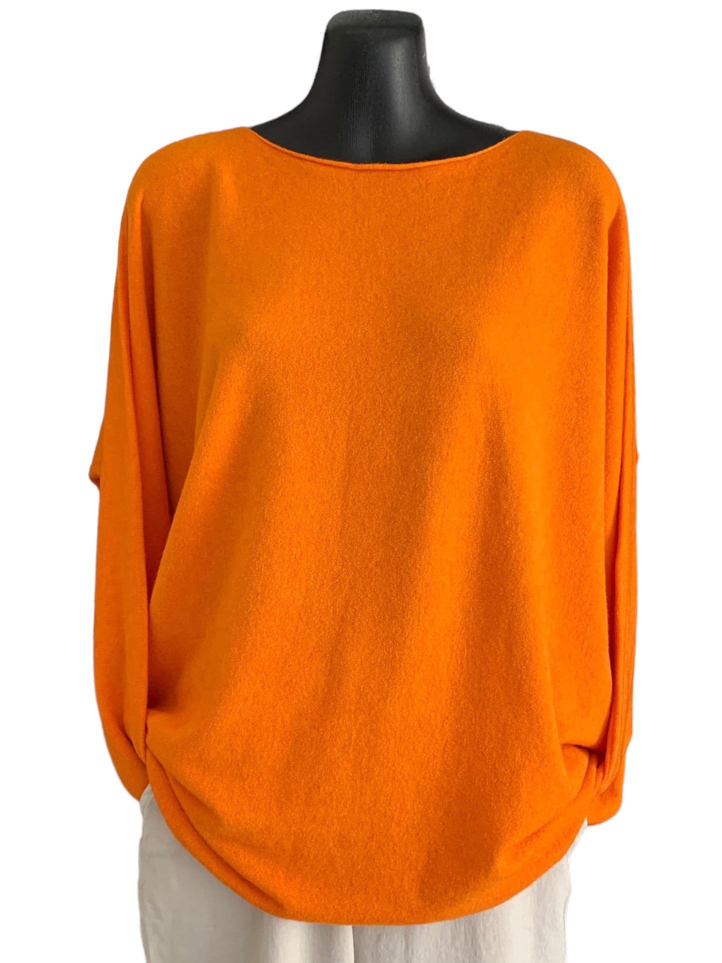 Italian Long Sleeve Plain Colour Knit “Cashmere”