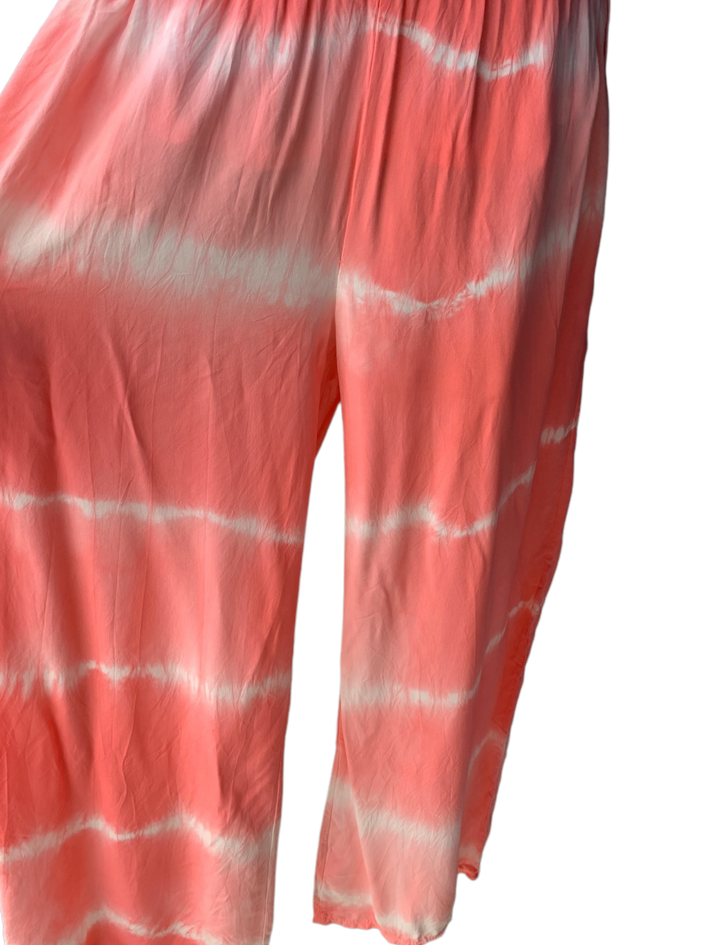 Italian Tie Dye Pants with Elastic Waist