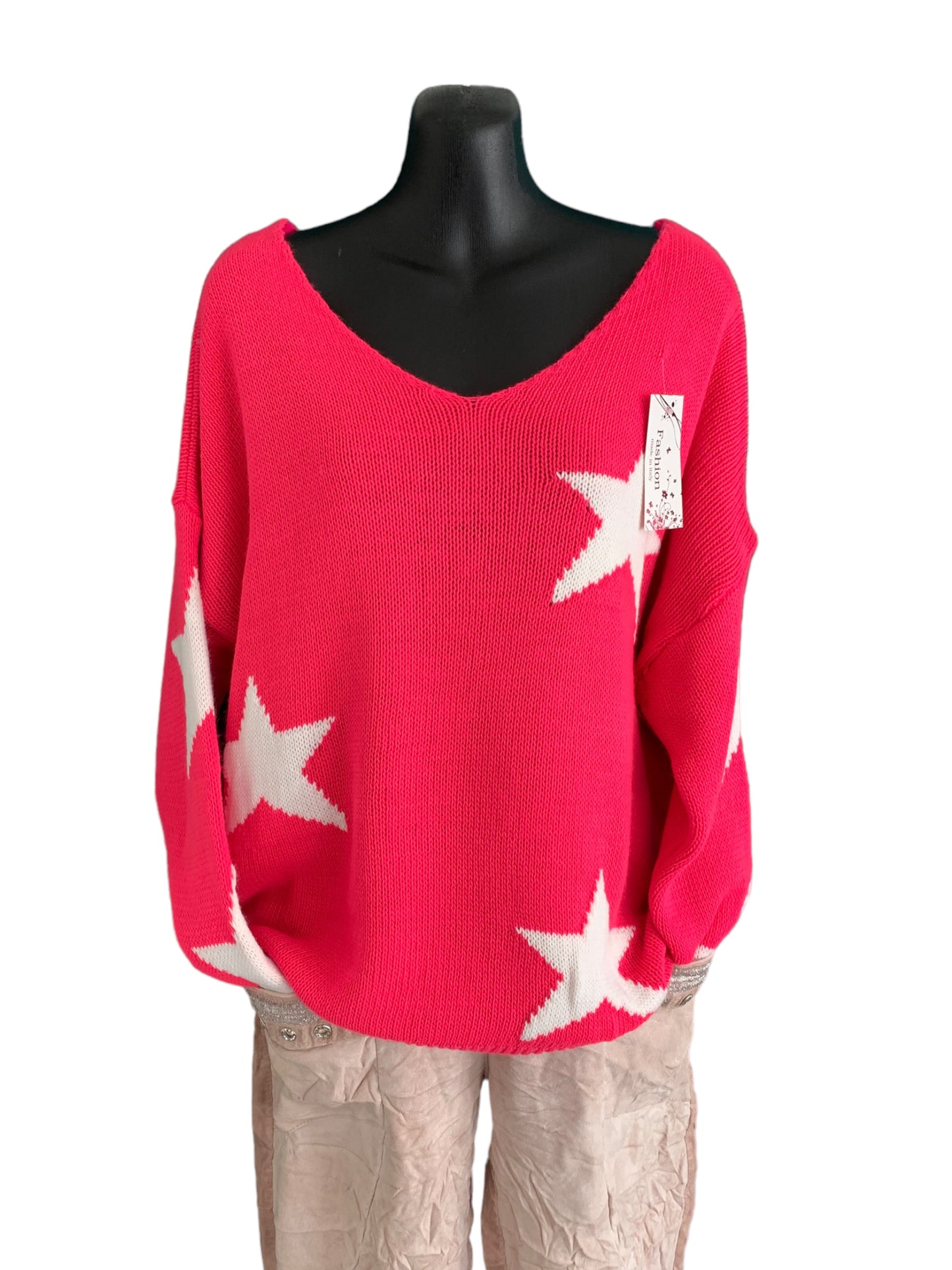 Italian Knitted Top “Stars”